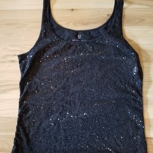 Sequin tank top